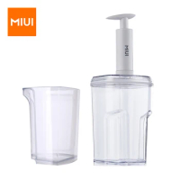 MIUI Cold Press Accessories Slow Juicer Fresh Cup/Box Set with Vacuum Pump (cup with lid 1 + vacuum pump 1 + cup 1)