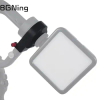 BGNing OM5 Ring Clamp Adapter for DJI OSMO Mobile 5 Gimbal Extension Converter w/ 1/4" Thread Cold Shoe Mount for Mic LED Light