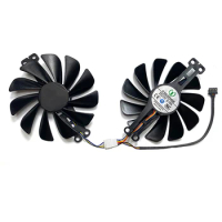 1 Pair for XFX RX6600 6600XT Speedster Graphics Card Cooling Fans FY010010M12LPA