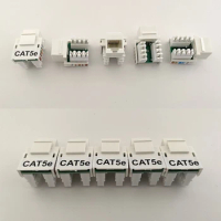 CAT5E RJ45 Keystone Module Connector Ethernet for Cat5e Ethernet Cable