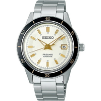 SEIKO 精工錶 presage 60年代復古機械腕錶 4R35-05A0S(SRPG03J1)-40mm-白面鋼帶【刷卡回饋 分期0利率】【APP下單22%點數回饋】