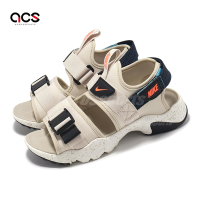 Nike 涼鞋 Wmns Canyon Sandal 女鞋 米白 藍 緩衝 抓地 休閒鞋 涼拖鞋 CV5515-004