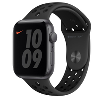 Apple Watch Nike+SE GPS版-太空灰鋁金屬錶殼配黑色 Nike 運動錶帶_44mm  商品未拆未使用可以7天內申請退貨,如果拆封使用只能走維修保固,您可以再下單唷【APP下單9%點數回饋】