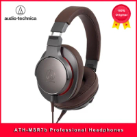 Original Audio-Technica ATH-MSR7b Professional Earphone Over-Ear Headset Hi-Res Audio Portable Headphone Hifi Balanced Connect