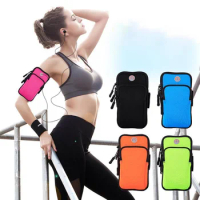 Fashion Waterproof Sport Armband Bag Running Jogging Gym Arm Band Universal Outdoor Sports Arm pouch Phone Bag Case 6.7'' Cover