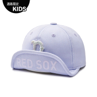 【MLB】童裝 可調式水鑽棒球帽 童帽 波士頓紅襪隊(7FWRB023N-43LDL)