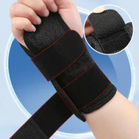 Wrist Guard Wrist Support Adjustable Compression Wrist Brace with Thumb Hole Design for Carpal Tunnel Relief Breathable for Pain
