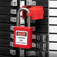 Lockout and tagout kit Industrial safety padlock Engineering plastic lockset Insulated power equipment shutdown lockout Lockout