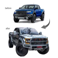 High Quality Body Kit Car Bumpers For Ford Ranger 2012-2021 T6 T7 T8 Upgrade Raptor F150