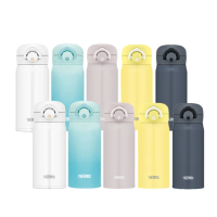 【THERMOS膳魔師】買1送1_不鏽鋼輕量彈蓋保溫瓶350ml(JNR-351+JNR-351)