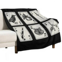 Six Of Crows T-ShirtSix of Crows Throw Blanket Heavy Single Blankets