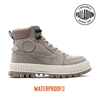 PALLADIUM PALLASHOCK WPN ZIP厚底巧克力橘標防水靴/防水鞋/休閒鞋-男鞋/女鞋-鐵灰/白