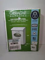 Mailbox White Gibraltar DVKW0000 Wallmount Mailbox| Some Damage READ