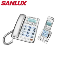 【現折$50 最高回饋3000點】SANLUX 台灣三洋 數位子母無線電話機 DCT-8918 銀