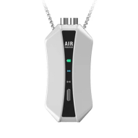 Air Purifier Necklace Mini Personal Wearable Necklace Negative Ion Generator Car Air Freshener Low Noise