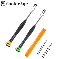 CoolerAge Game Tools Kit for Xbox One Series Elite X S / Slim Controller Security Torx T8 T6 Screwdriver Tear Down Repair