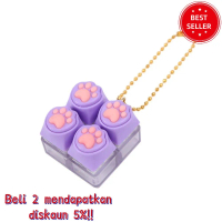Happy Toy Store Menyenangkan Papan Kekunci DIY Fidget Keychain Butang Kunci Pelepasan Tekanan Finger