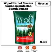 Wipol Pembersih Lantai Cairan Desinfektan Cemara 450ml