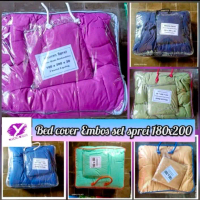 BED COVER POLOS SET SPREI UKURAN 180X200 BED COVER 160X200 BED COVER 140X200 BED COVER 120X200 BED C