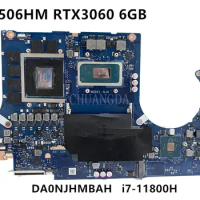 Laptop Motherboard FOR ASUS FX506HM DA0NJHMBAH0 RTX3060 6GB SRKT3 i7-11800H