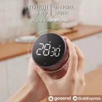 Tomoji Digital Timer - Digital Kitchen Timer - Magnetic Rotation Timer