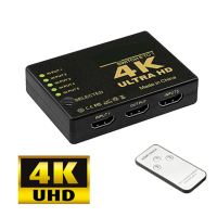 【LineQ】4K2K 高畫質HDMI 5進1出遙控切換器