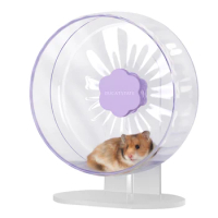 Starlight Hamster Running Wheel Ultra-quiet Large Hamsters Exercise Wheel Small Animal Cage Landscaping Supplies Small Pet Toy