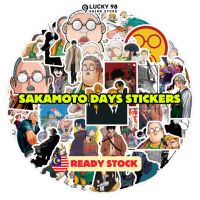 Sakamoto Days Sticker Waterproof Labels Anime Taro Sakamoto Yoichi Nagumo Shin Asakura