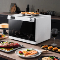 Kitchen Appliances Electric Hot Air Baking Oven Bakery Food Bread Pizza Convection Oven Air Fryer Toaster Oven with Steam Spray