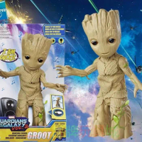 The Avengers Electric Dancing Groot Robot Guardian Of The Galaxy Action Figures Doll Collectible 28cm Children Model Toys Gift