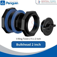 Bulkhead Vlok / Vault Ring Penguin Mur Toren Verlop Tandon 2" Fitting Toren Verlop 2 Inch