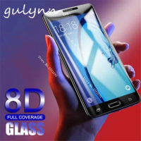 8D Full Cover Glass On The For Samsung Galaxy A 10 20 30 40 50 60 70 80 90 A21S Protective Glass For Samsung M 10 20 30 J4 Core