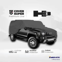 Sarung Mobil Hummer H3 / Cover Mobil Hummer H3 Polyester Premium CoverSuper Deluxe Hitam