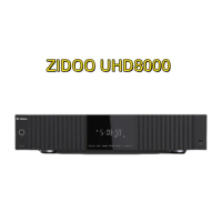 ZIDOO UHD8000 Blu ray Player 8K UHD Dolby Vision Hard Disk Player HIFI Decoder