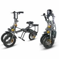 Hot sale 14 inch 48V 350W 7.8ah electric folding 3 wheel scooter mobility scooter