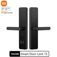 Xiaomi Smart Door Lock 1S XMZNMS08LM 3D Semiconductor Fingerprint Recognition Electronic Doorbell Work With Mi Home App Homekit
