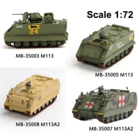 EASY MODEL 1/72 M113 ACAV M113A2 Army Military Vehicle Tank Model Armoured Personnel Carrier Ground Armor Toy Collectible Gift