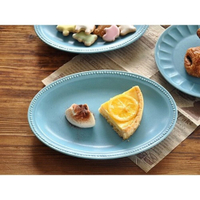 日本製美濃燒 橢圓形餐盤 24.3cm 餅乾盤 甜點盤 ins盤 點心盤 餐盤 菜盤 盤子 托盤 盤 日本 日本製