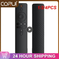 1/2/4PCS Protective Case for Mi TV Box S Remote Control Cover Silicone Soft Shockproof Protector Shell for Mi TV Stick