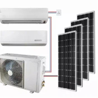 9000Btu 12000Btu 18000Btu 24000Btu Off Grid Solar 48Vdc Inverter Mini Split Home Air Conditioning Unit