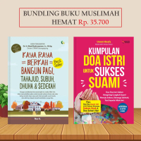 Bundling Buku Kaya Raya Berkah Bangun Pagi,Tahajud, Shubuh, Dhuha & Sedekah dan  Kumpulan Doa Istri 