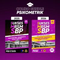 EDISI 2026 FORM 3 - SUKSES MRSM SBP - BUNDLE SET FORM 3 BUKU LATIHAN KEMASUKAN MRSM SBP TINGKATAN 1