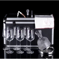 水晶紅酒杯套裝（6杯+醒酒器） 