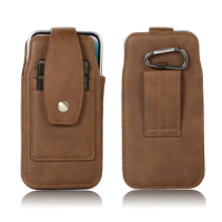 Leather Card Belt Clip Case For OnePlus Nord 2T CE 2 N20 8T 7T,Realme 9 8 7 Narzo 50 Pro,GT Master X7 X50 X2 XT Waist Bag Pouch