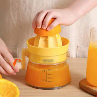 13*16.5cm Hand Crank Citrus Juicer Orange Lemon Squeezing Dishwasher Safe Manual Fruit Juicer Slow Fruit Press Juicer Extractor