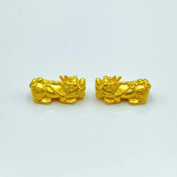 【金寶貝】黃金手鍊 黃金貔貅咬金珠 金重約0.11錢±2厘(生日 畢業 彌月金飾)