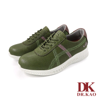 【DK 高博士】簡約流線撞色空氣女鞋 89-2085-30 綠色