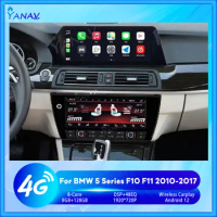 Android 12 Car Radio For BMW 5 Series F10 F11 2010-2017 2Din GPS Multimedia Player Unit Carplay Digital Cluster Air Control