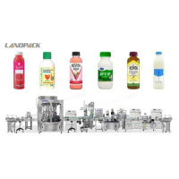 Factory Price Ketchup Shampoo Fruit Juice Visous Liquid Filling Capping Labeling Machine Production Lines