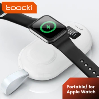 Toocki Portable Wireless Charger for Apple Watch 6 SE 5 4 3 2 1 Display 2500mAh Fast Charging Dock Station AppleWatch Charger